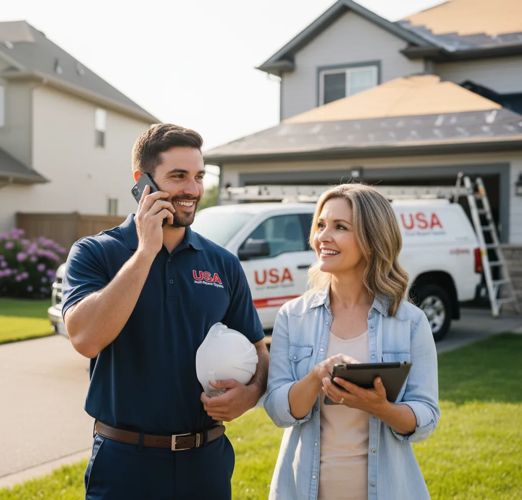 USA Roof Repair Experts customer support in Hendersonville
